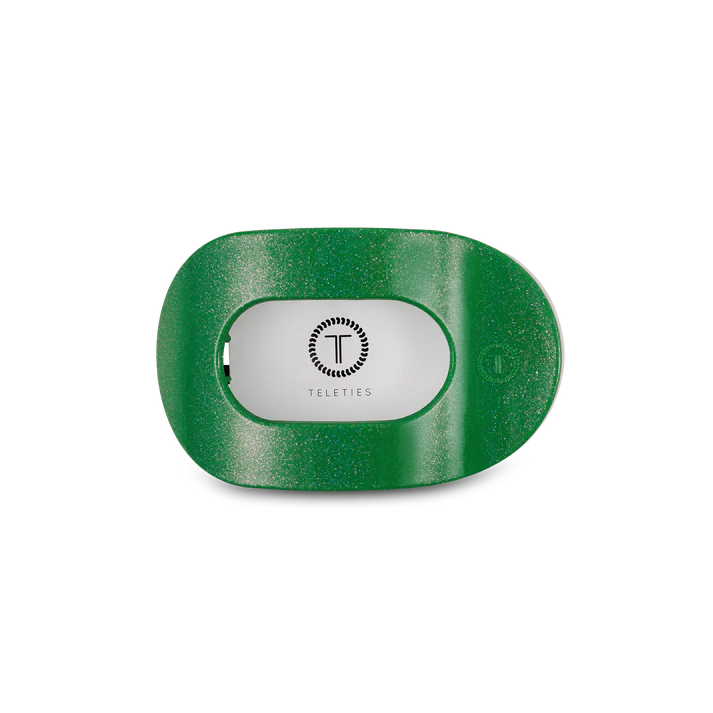 Shamrock Shimmer - Flat Round TELETIES Hair Clip