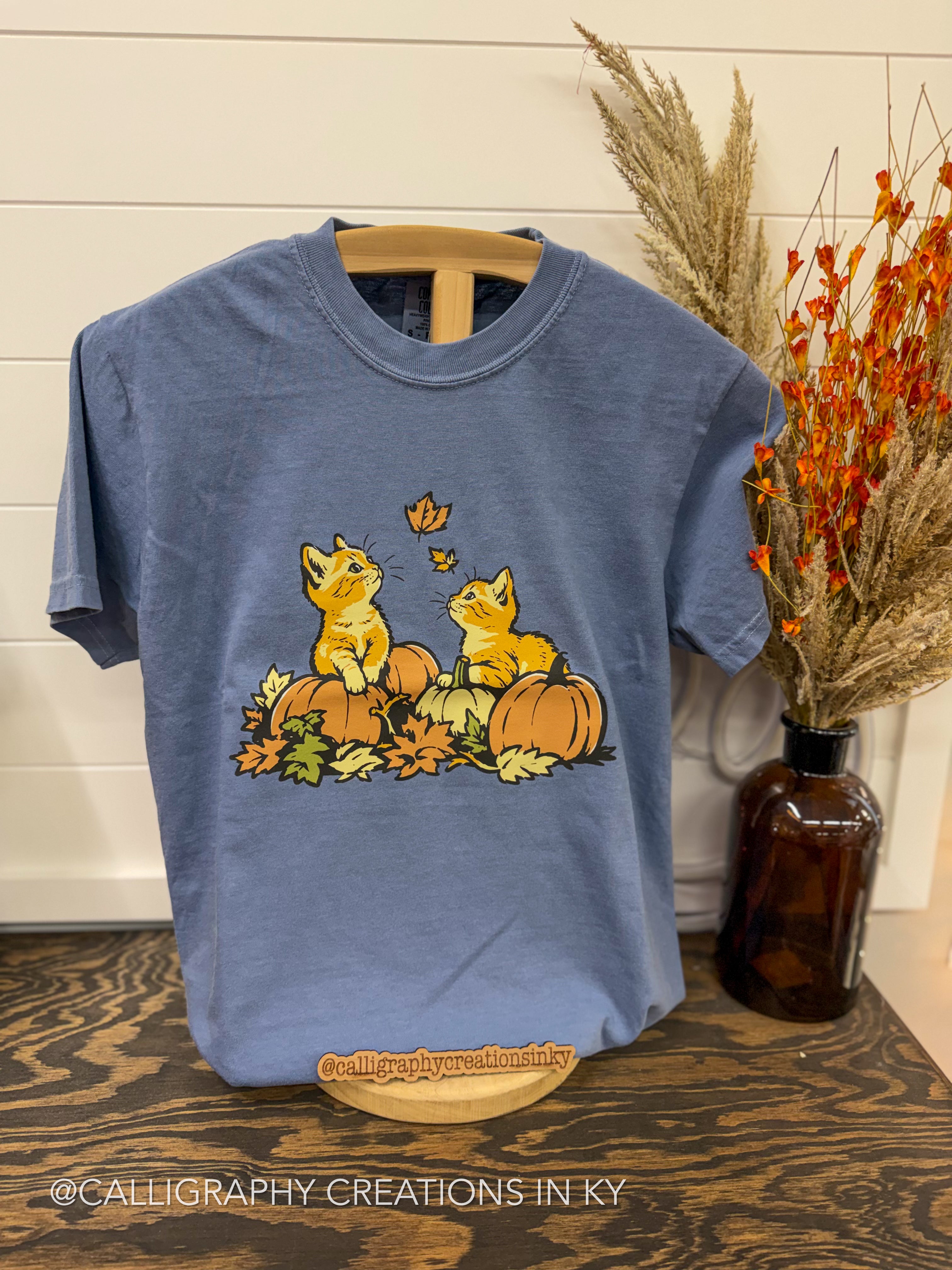 Cats Pumpkin CC Tee