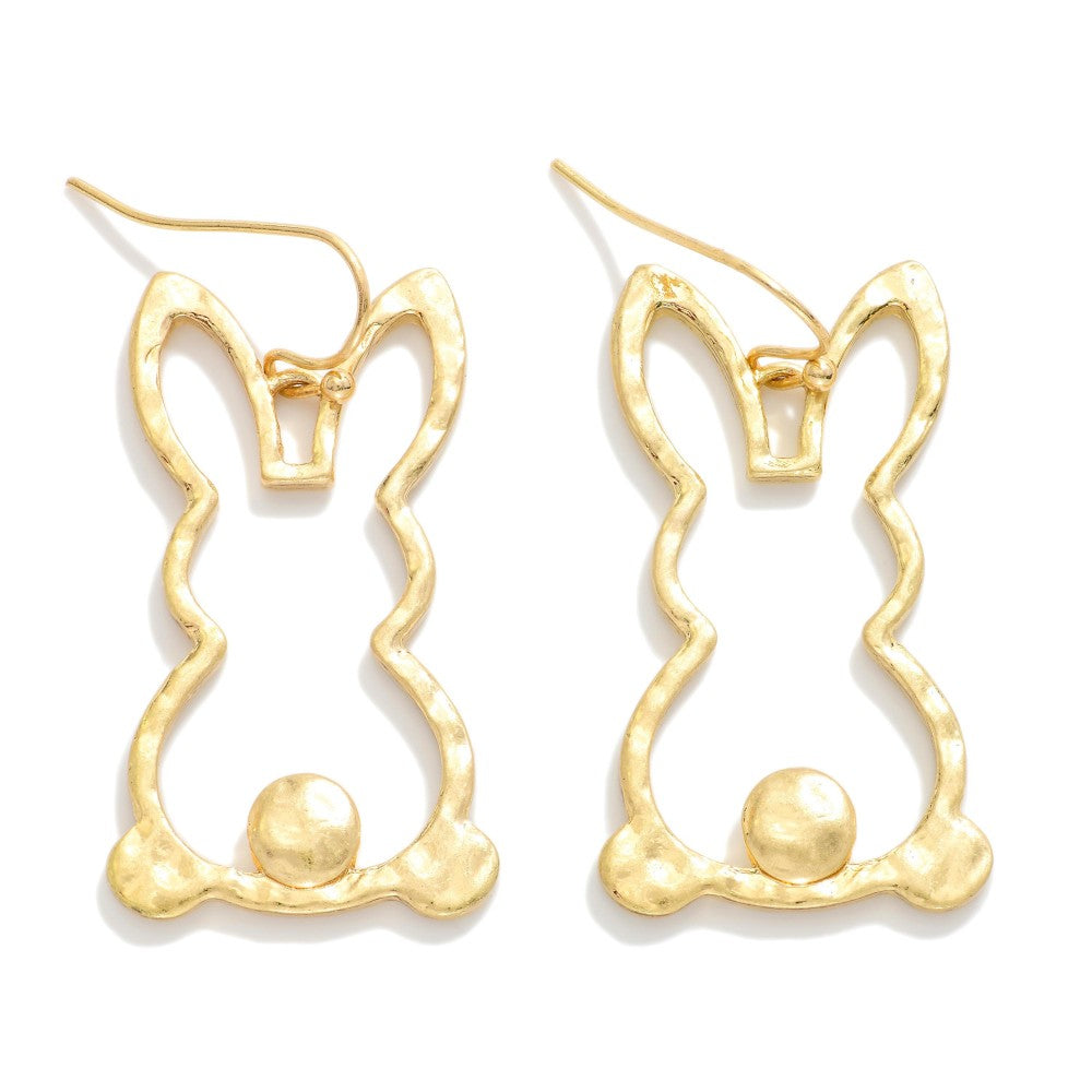 Gold Bunny Earrings