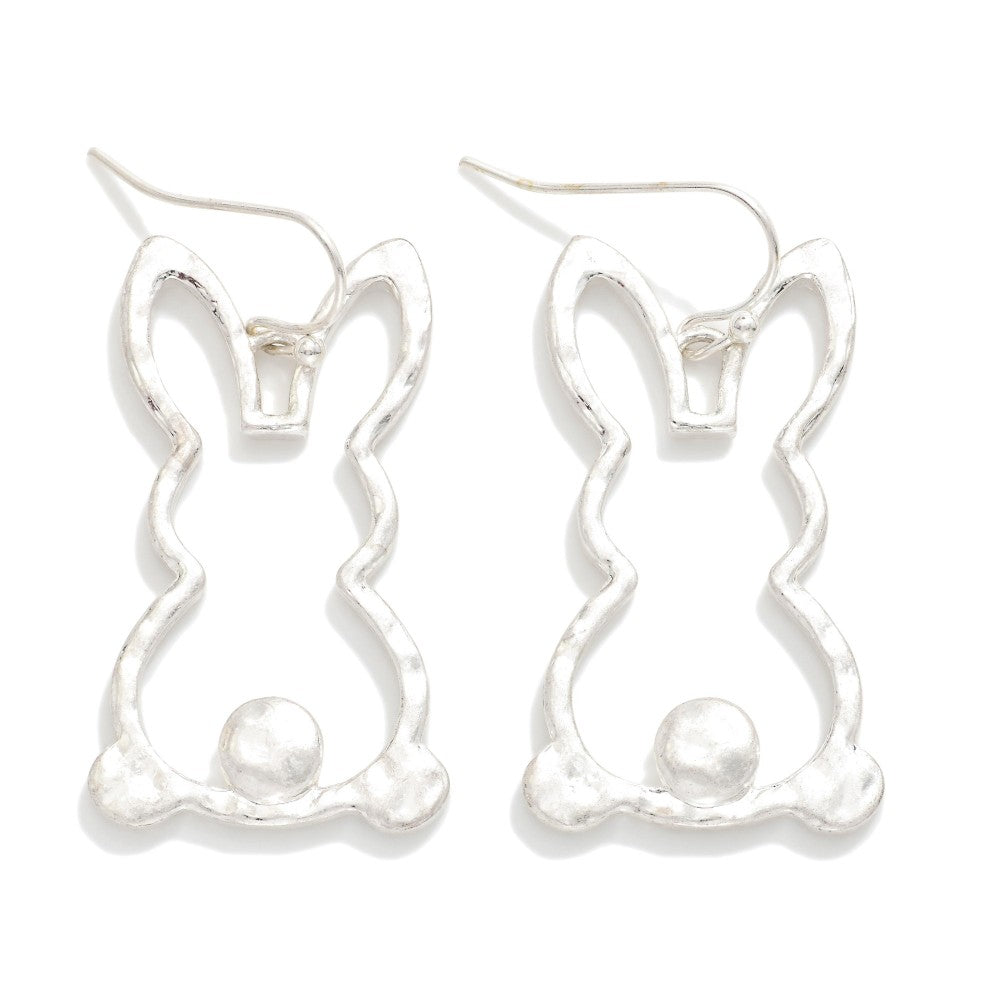 Silver Bunny Earrings