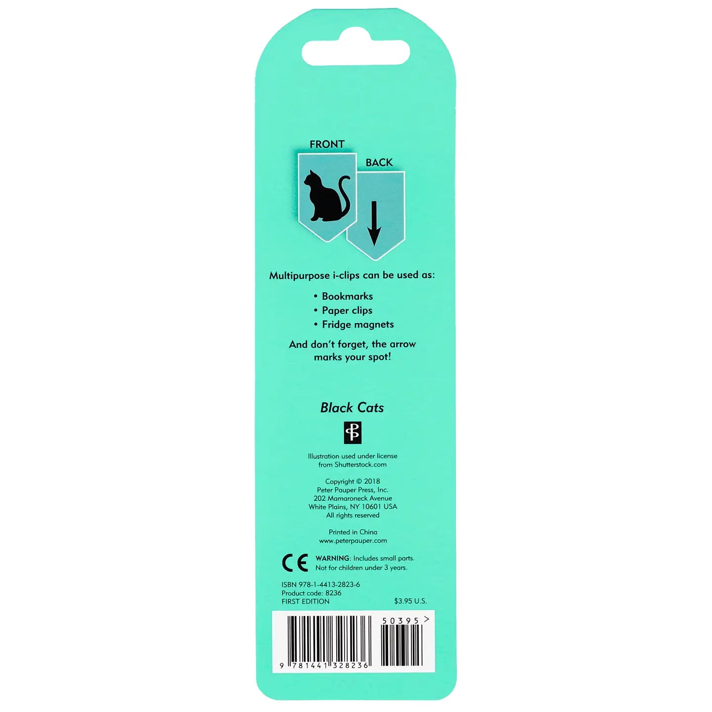 Black Cats Magnetic Page Markers