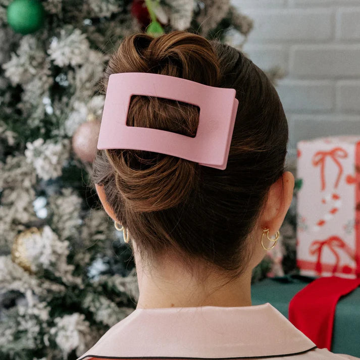 Merry Pinkmas - Flat Rectangle TELETIES Hair Clip