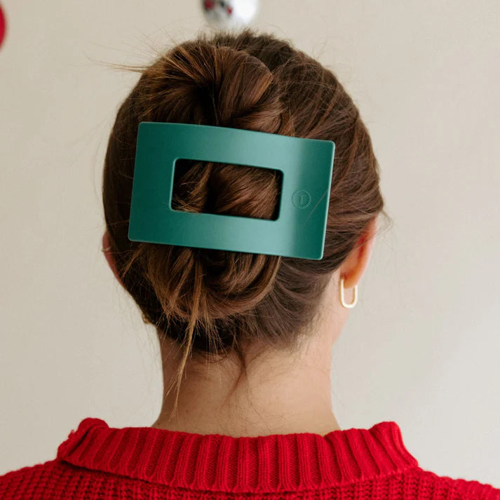 Fir Real - Flat Rectangle TELETIES Hair Clip