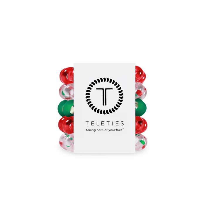 Season’s Greetings TINY - TELETIES Hair Ties