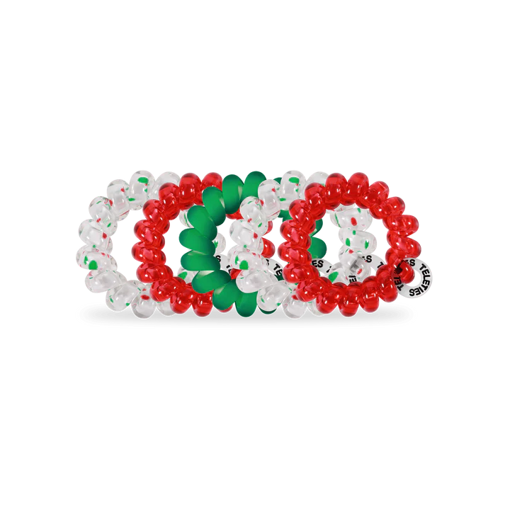 Season’s Greetings TINY - TELETIES Hair Ties