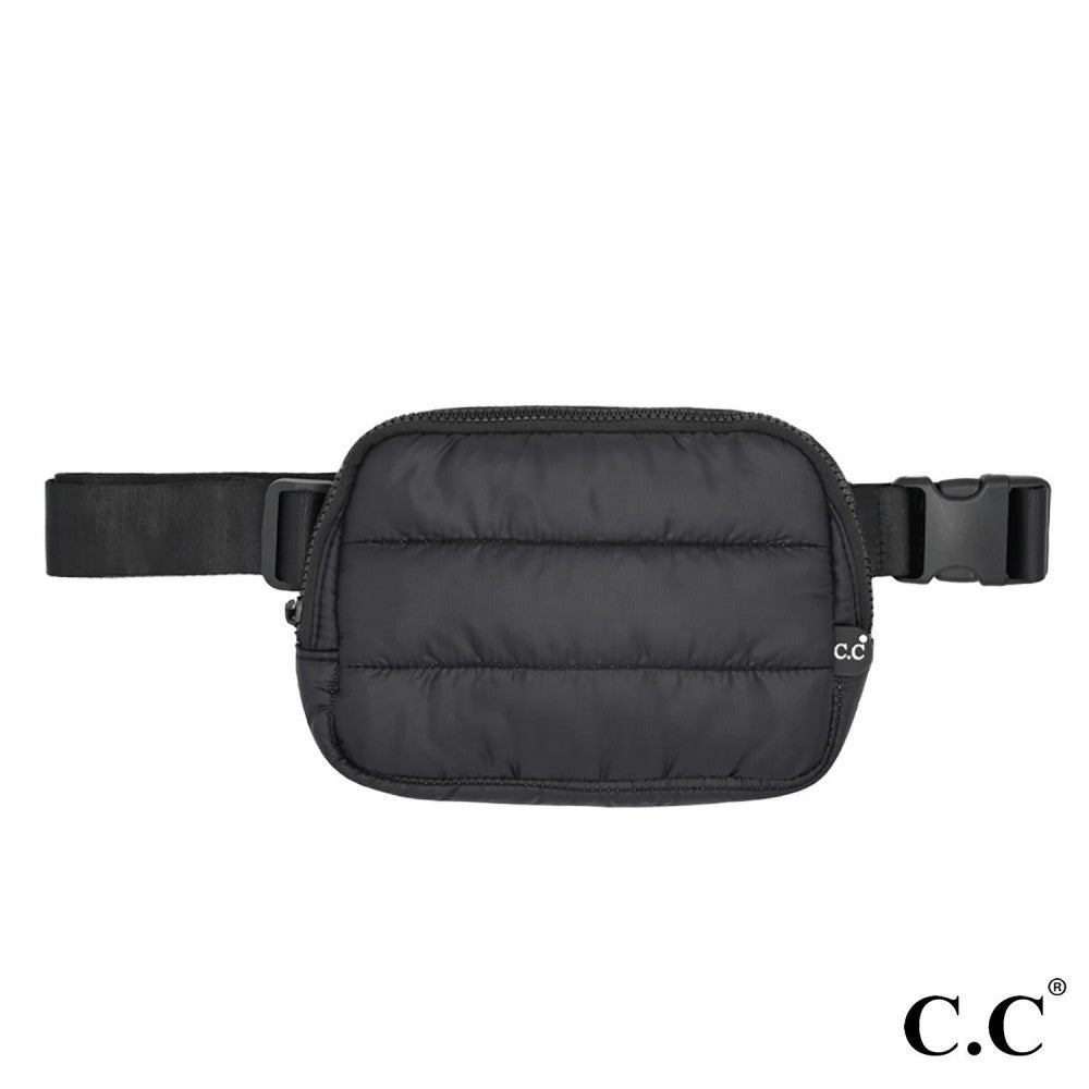 Black • C.C. Puff Belt Bag