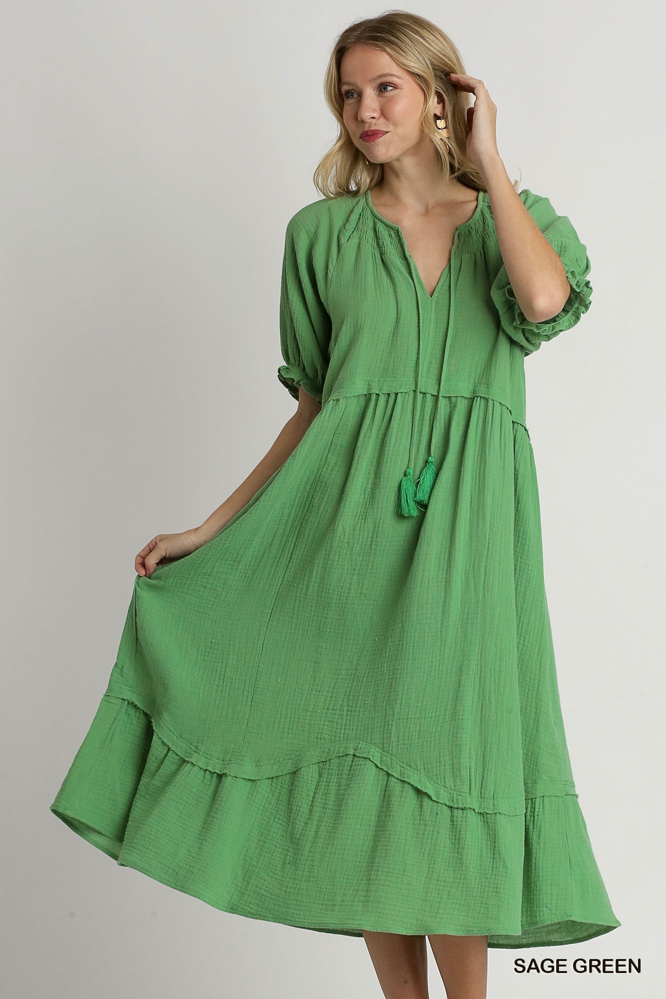 Sage Dress *FINAL SALE*