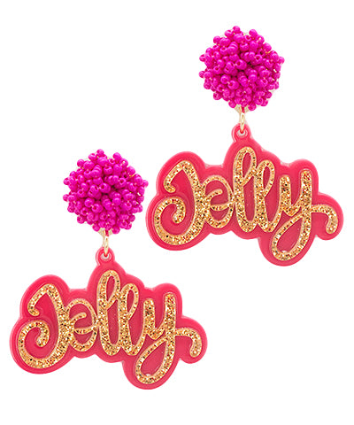 Pink | Holly Jolly Earrings