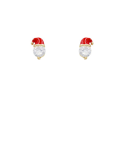 Santa Hat Stud Earrings