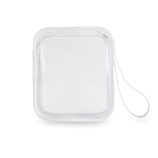 White Teletote Travel Pouch