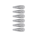 Silver Snap Clip 6ct (TELETIES)