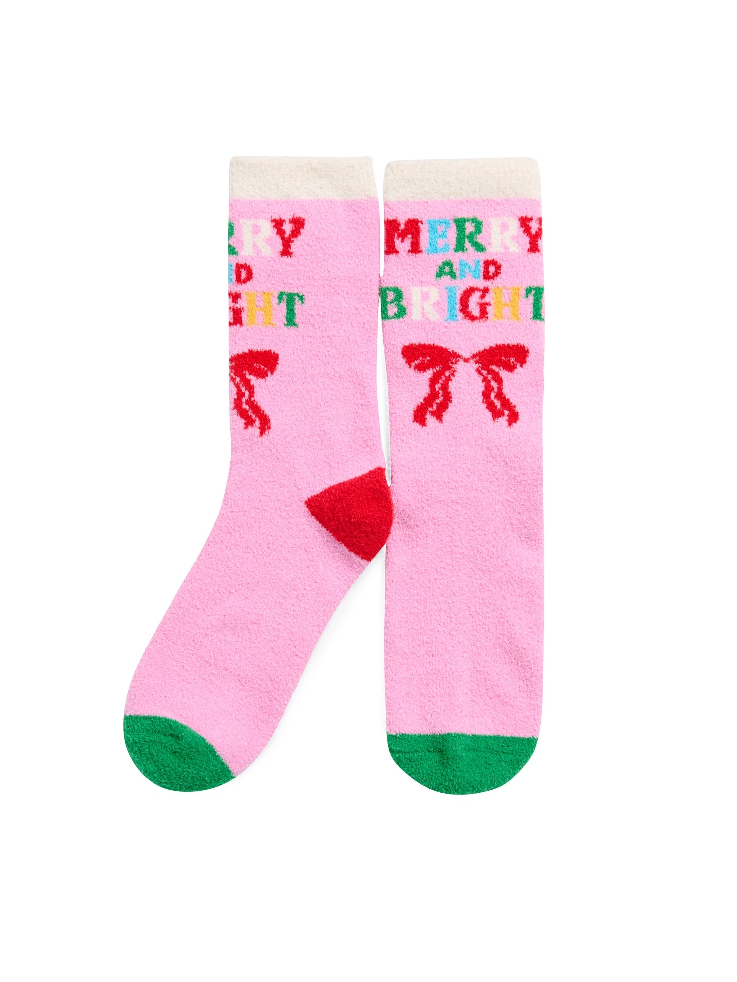 Pink Merry & Bright Socks