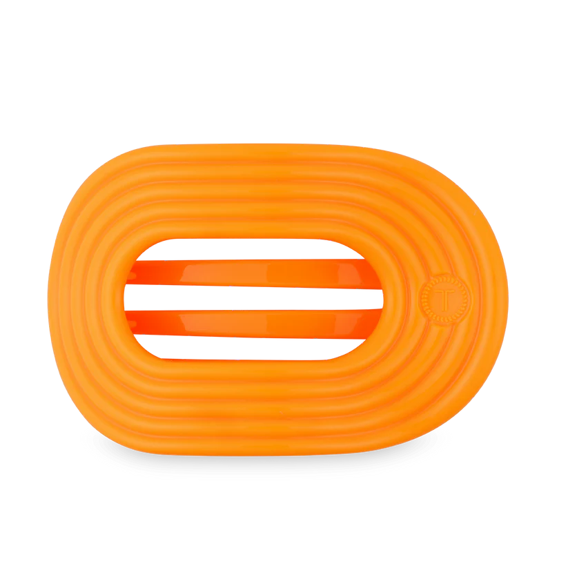 Day Rave- Flat Round TELETIES Hair Clip
