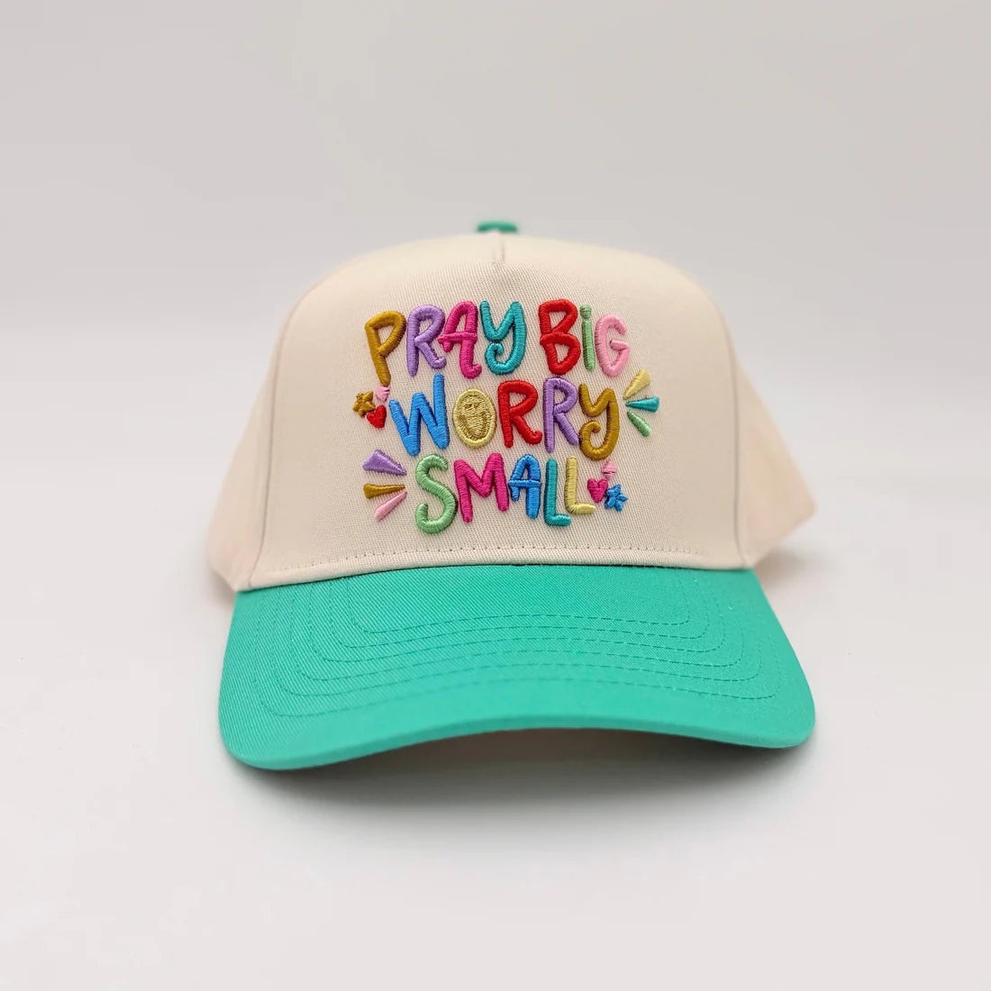 Pray Big Worry Small Hat