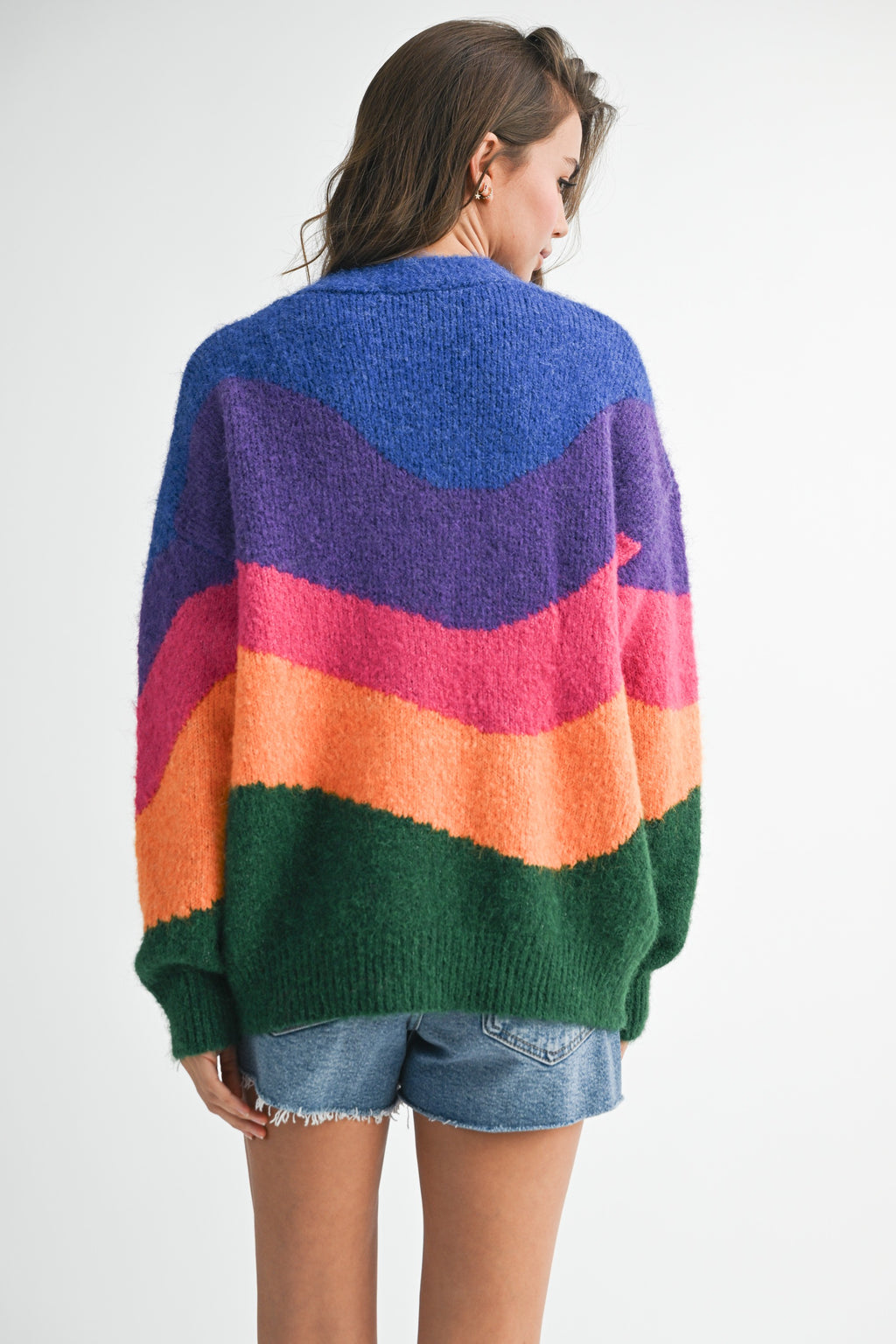 Joyful Stripe Cardigan