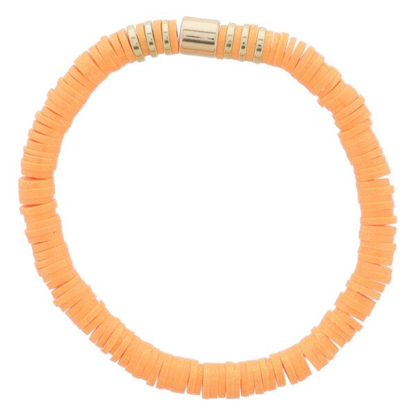 Kids Iridescent Rubber Beaded Bracelet