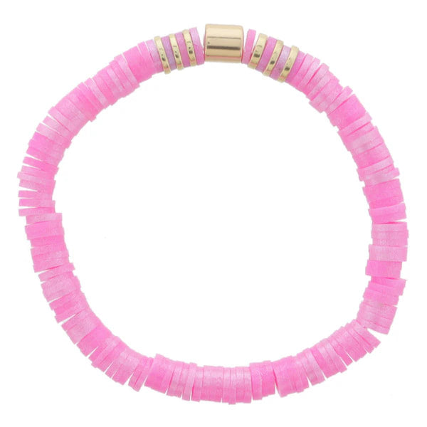 Kids Iridescent Rubber Beaded Bracelet