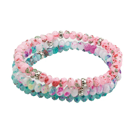 Kids 3 Stack Mini Crystal Bracelets