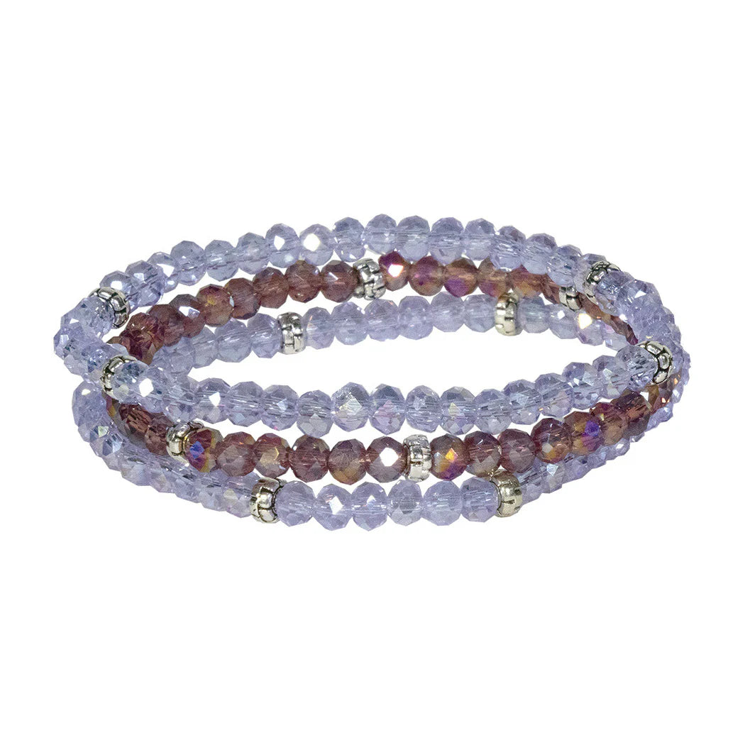 Kids 3 Stack Mini Crystal Bracelets