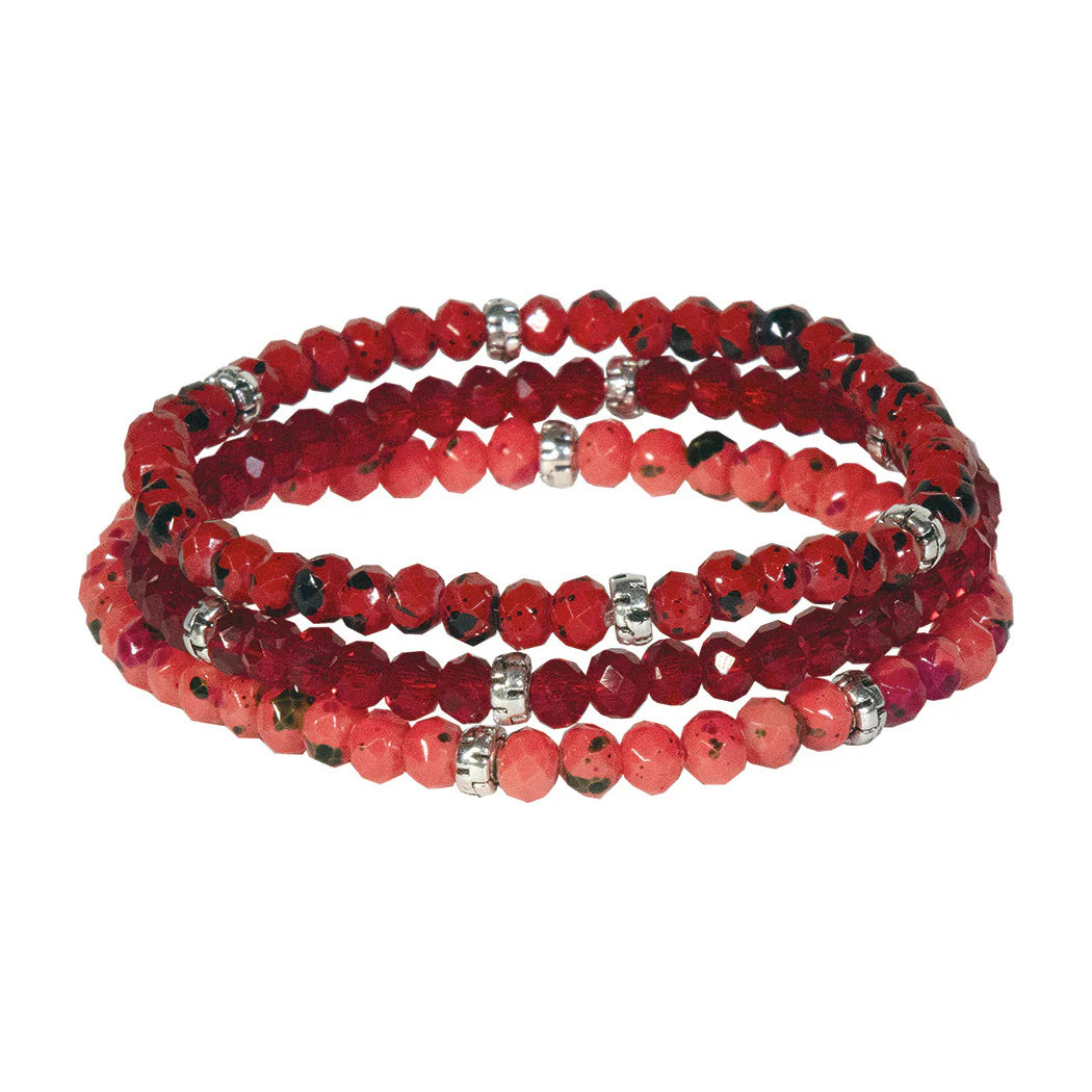 Kids 3 Stack Mini Crystal Bracelets