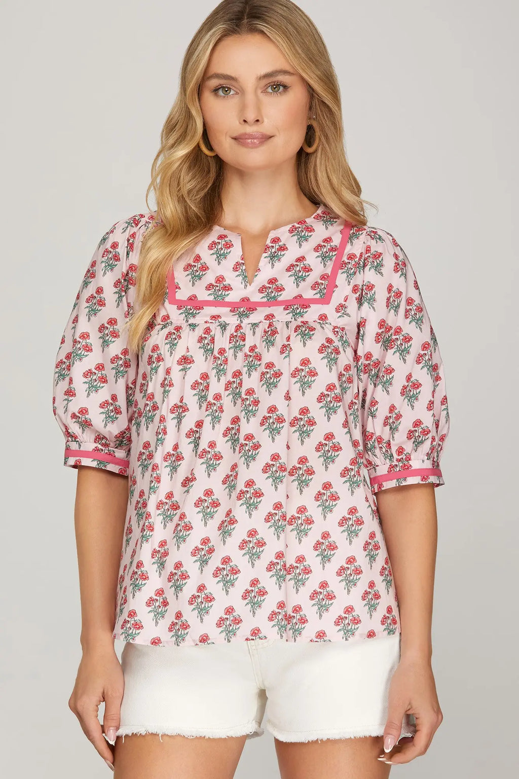 Wildflower Sky Top | Pink