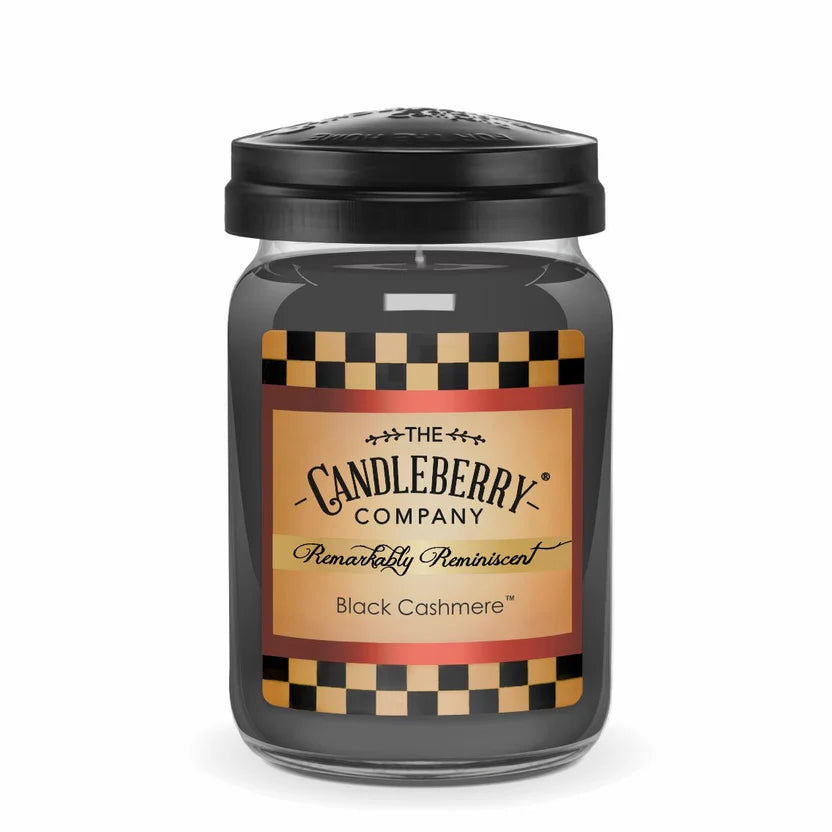 Black Cashmere Large Candleberry Candle