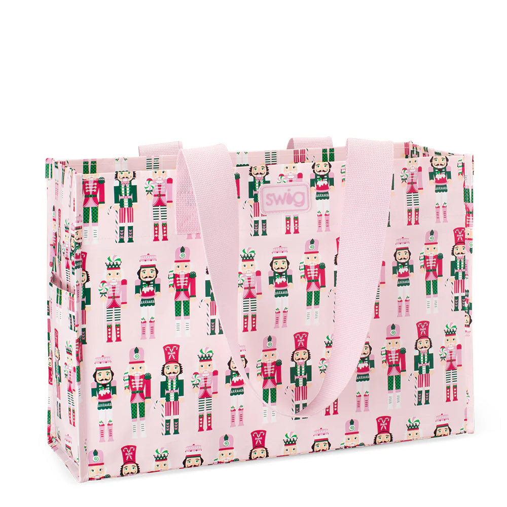 Sugar Plum Soldiers Swig Large Reusable Bag