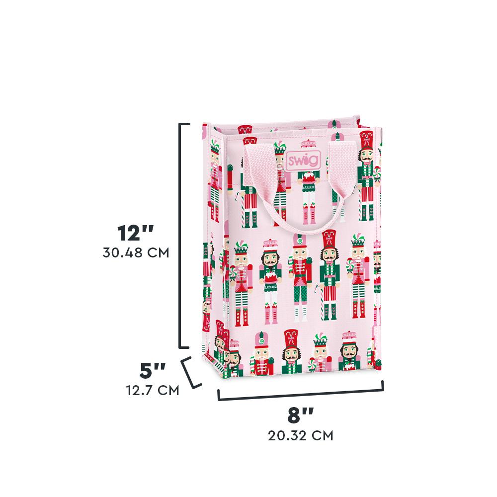 Sugar Plum Soldiers Swig Tall Reusable Bag