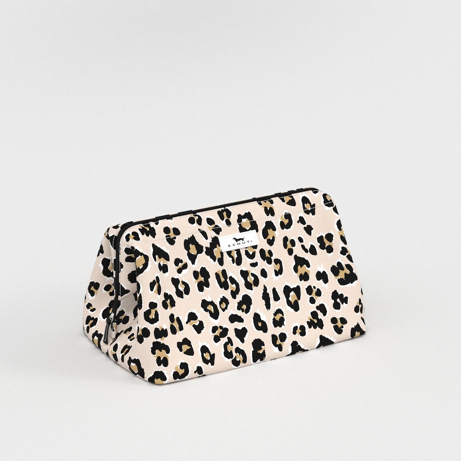 Leopard print toiletry bag