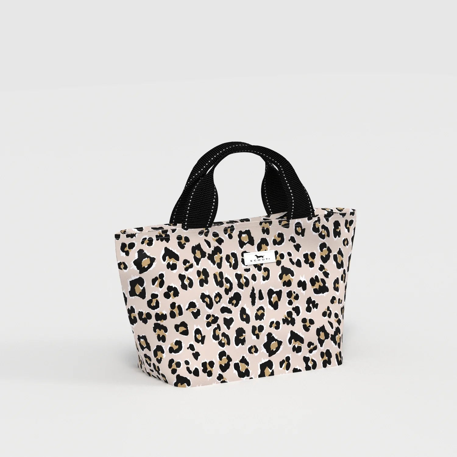 Leopard print lunch bag