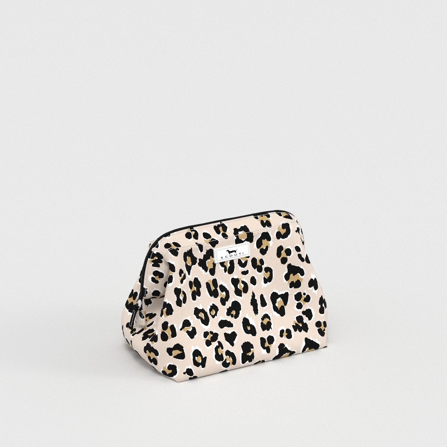 Leopard print toiletry bag