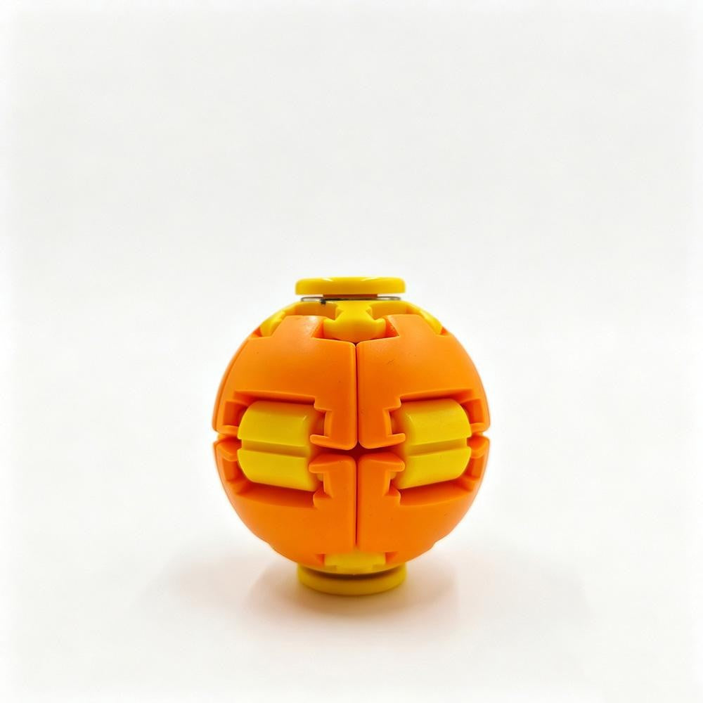 Orange fidget ball