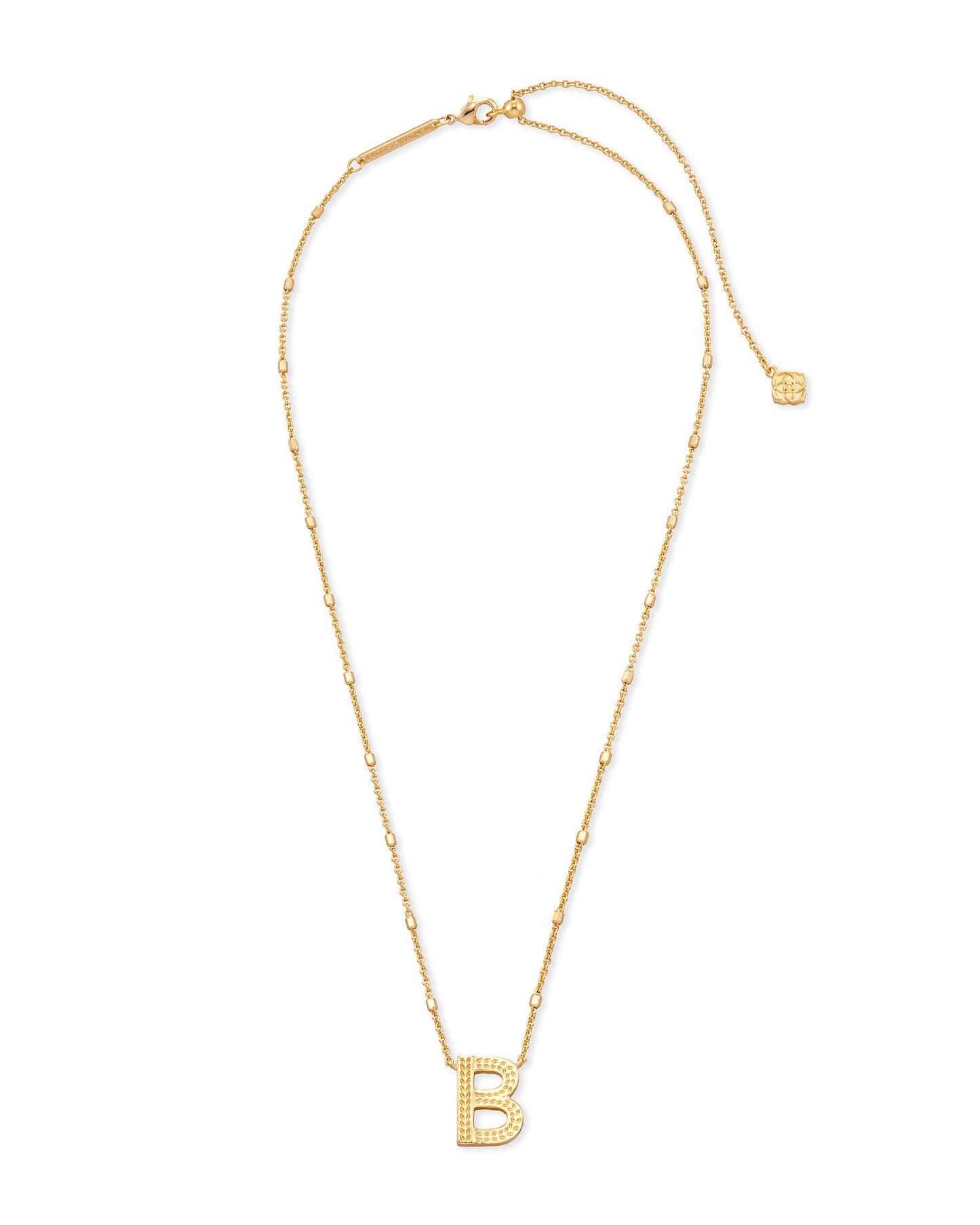 Kendra Scott Letter B Pendant Necklace - Gold Metal