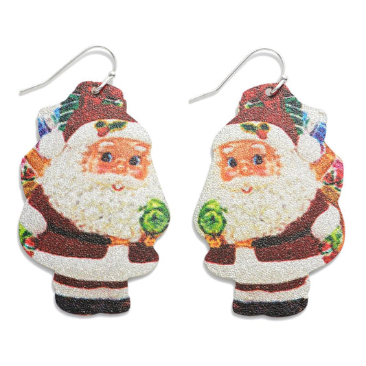 Vintage Santa Earrings