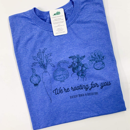 KWIA We’re Rooting For You Short Sleeve T-Shirt | Blue