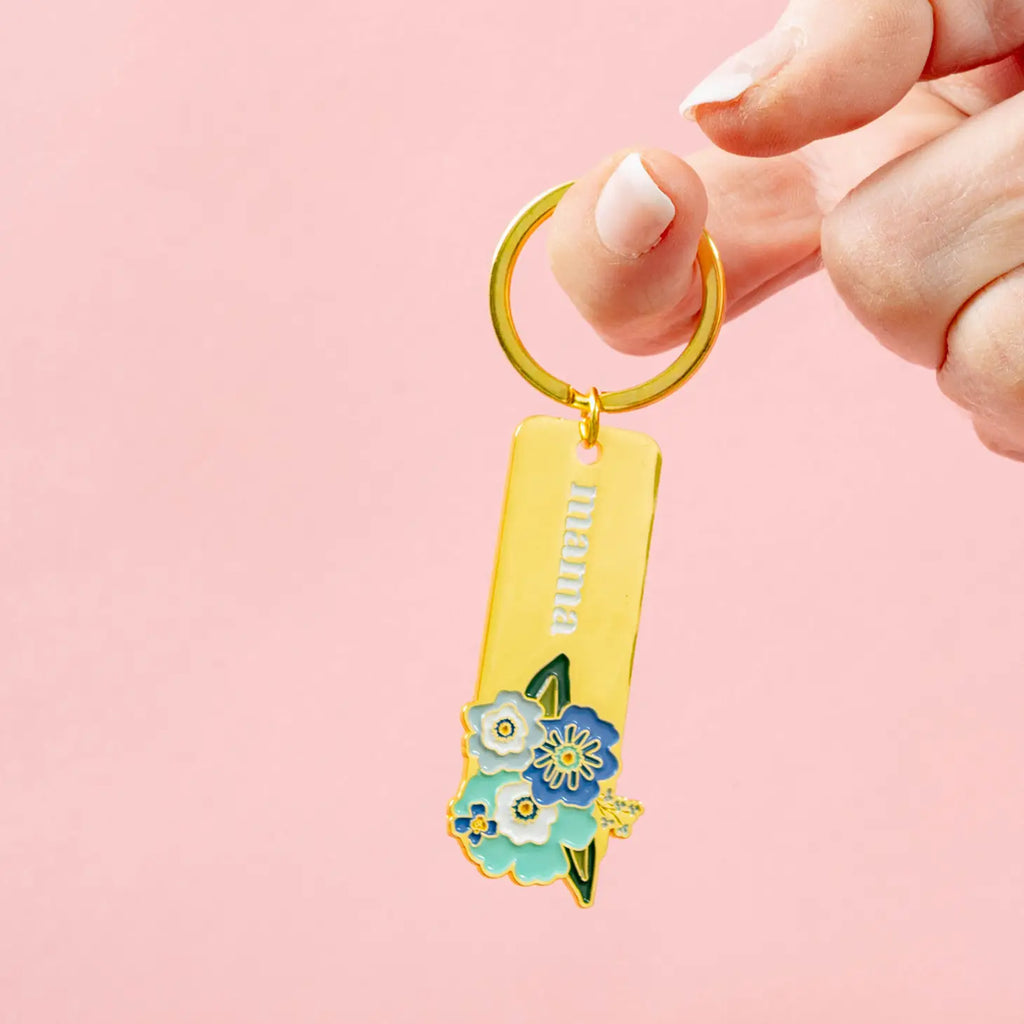 Enamel Mama Keychain