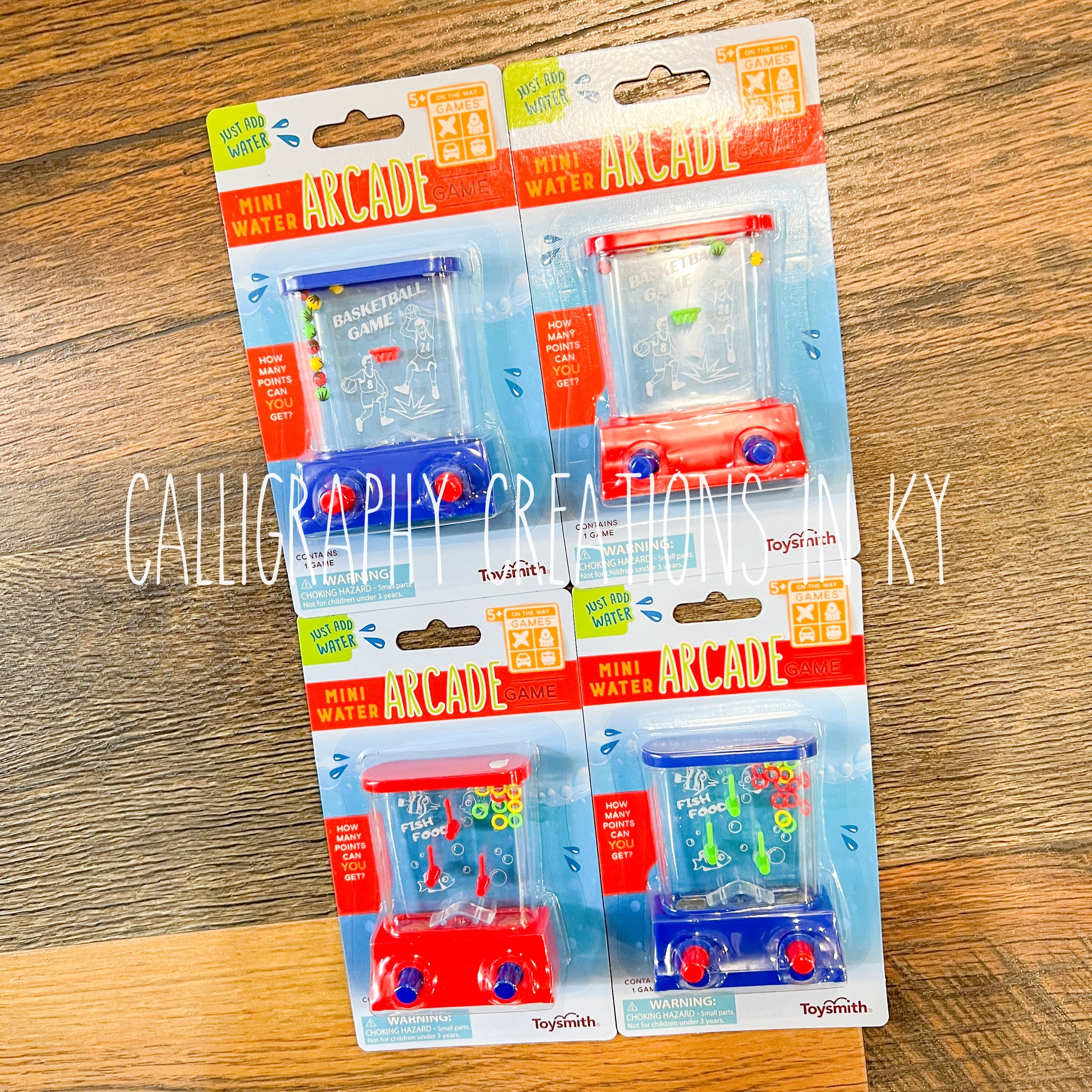Mini Water Arcade Games Calligraphy Creations In KY