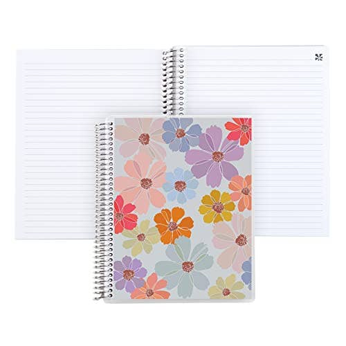 7x9 Colorful Cosmos Coiled Notebook – Calligraphy Creations In KY