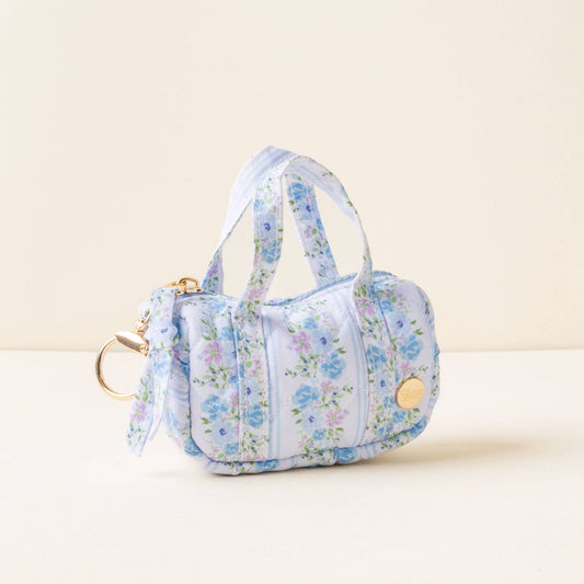 Petal Parade Blue | Itty Bitty Duffle Bag Charm