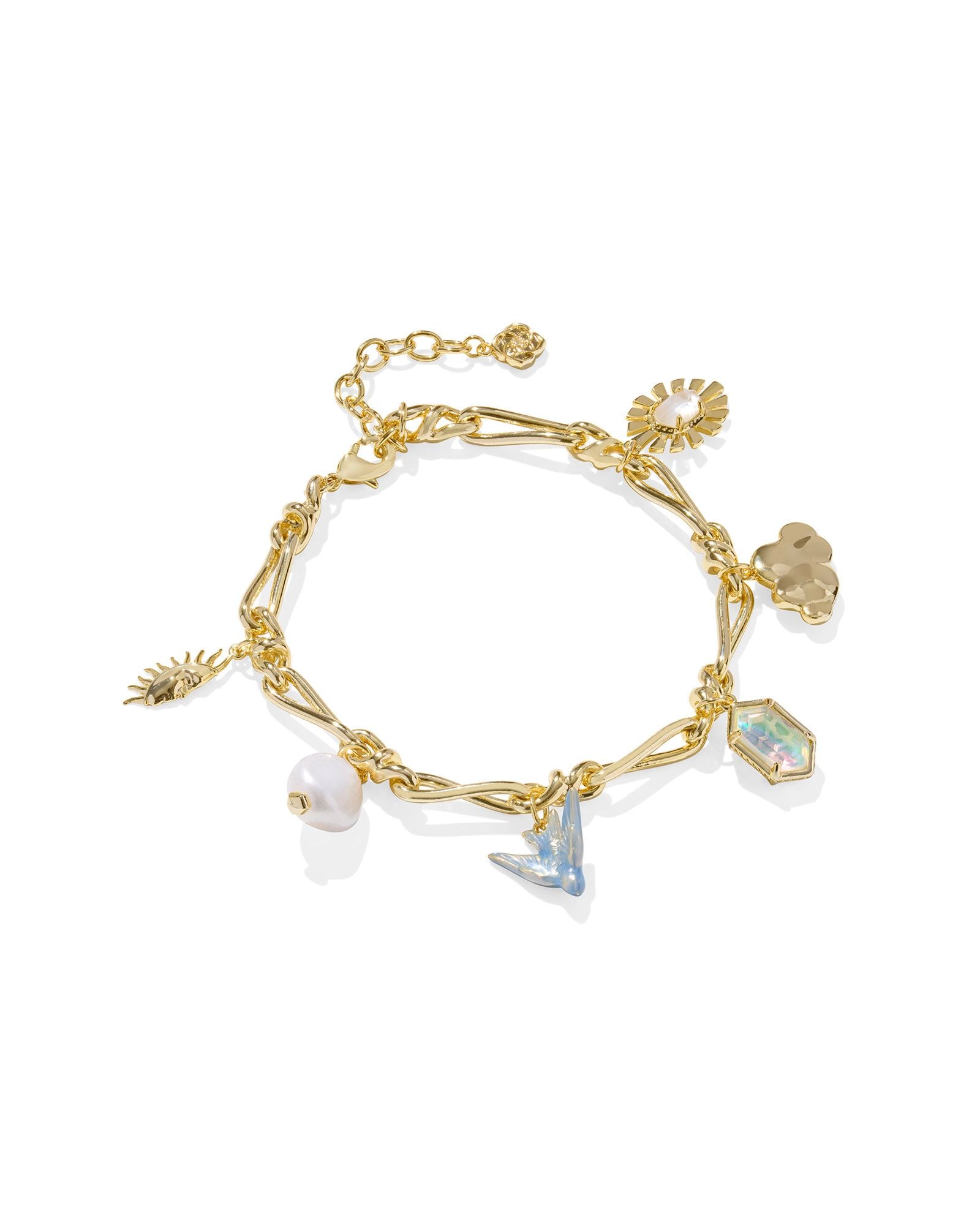 Kendra Scott Melody Charm Bracelet - Gold Neutral Mix