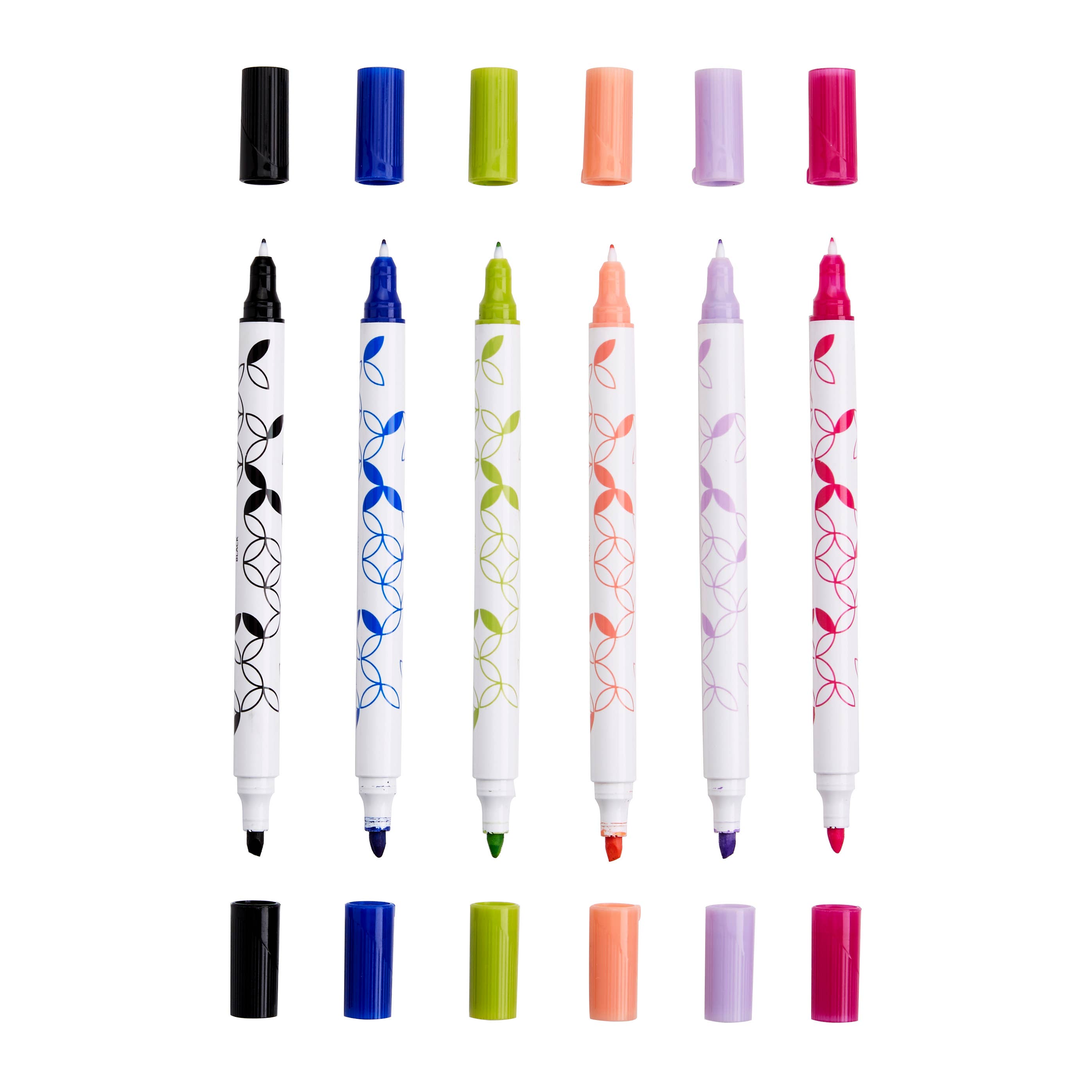 Dual-Tip Wet Erase Markers 6 Pack