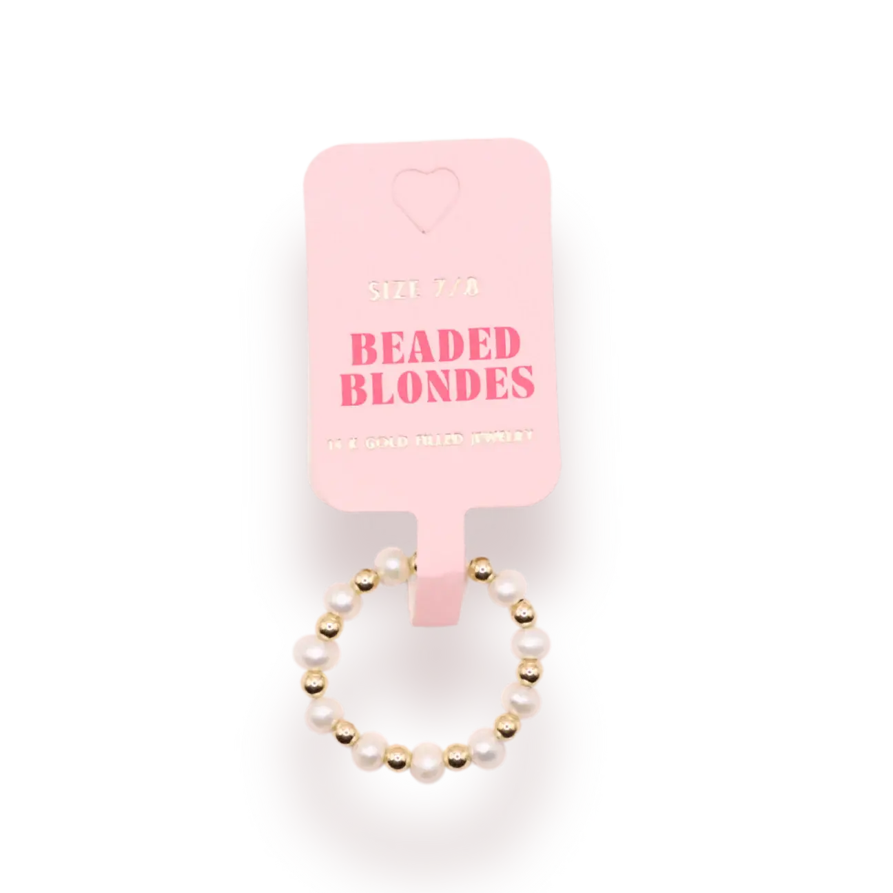 Coastal Pearl Ring | Beaded Blondes