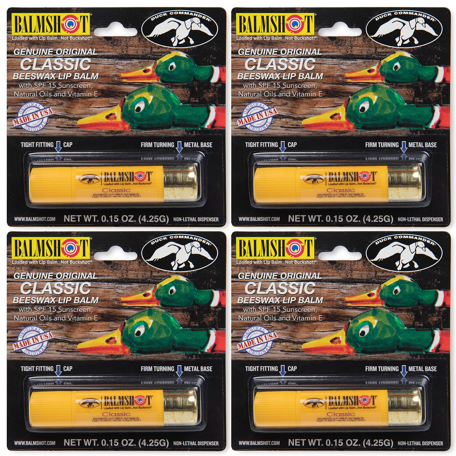 Balmshot & Duck Commander Beeswax SPF Lip Balm