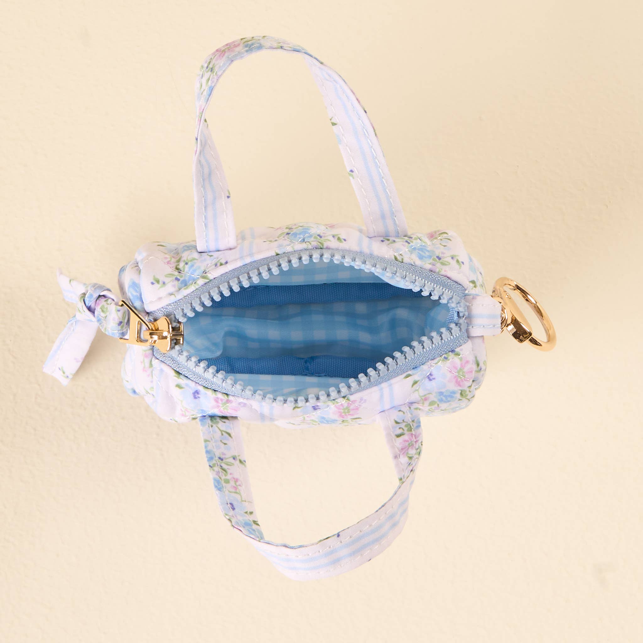 Petal Parade Blue | Itty Bitty Duffle Bag Charm