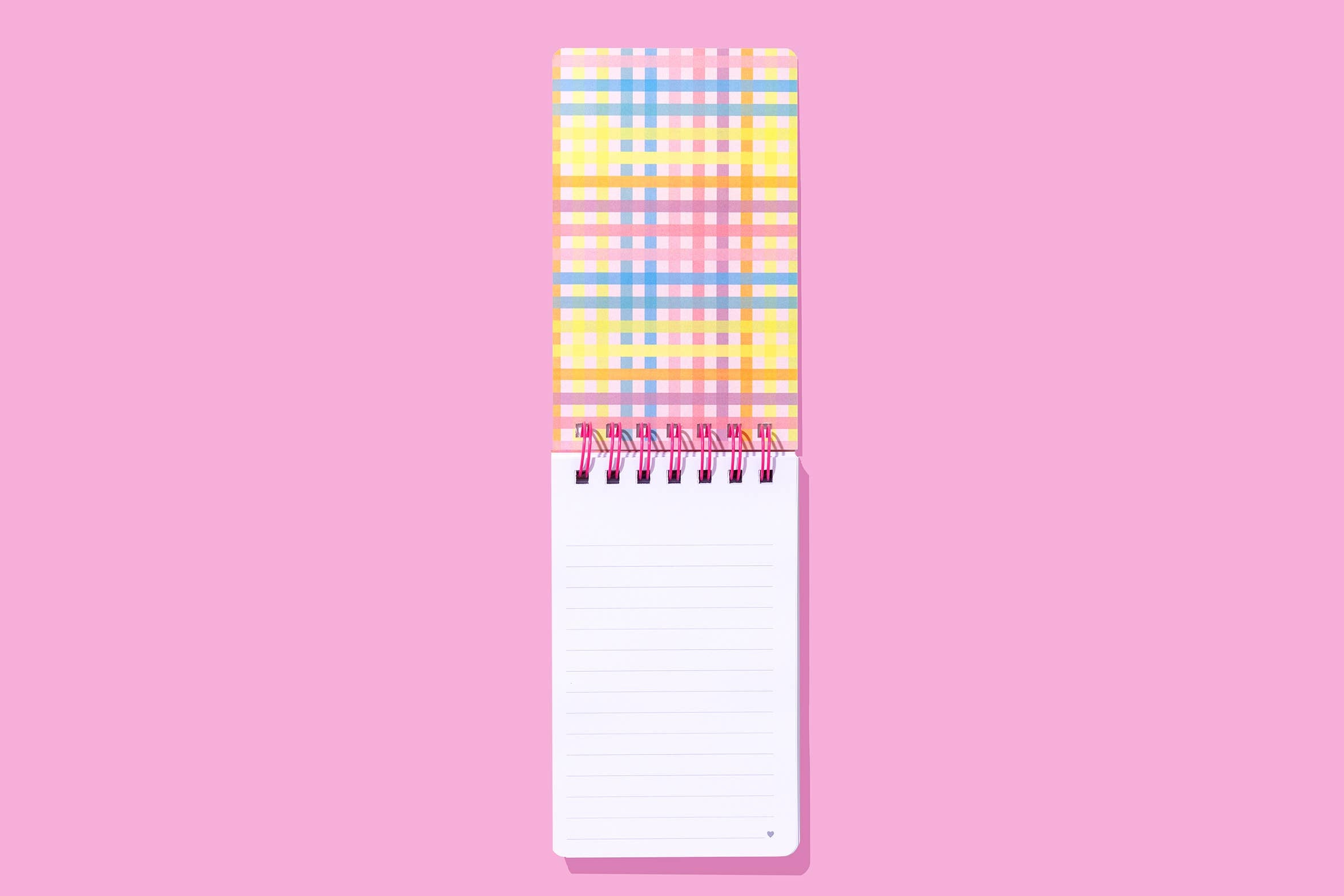 Small Spiral Top Notebook - Colorful Bows - 200 Pages