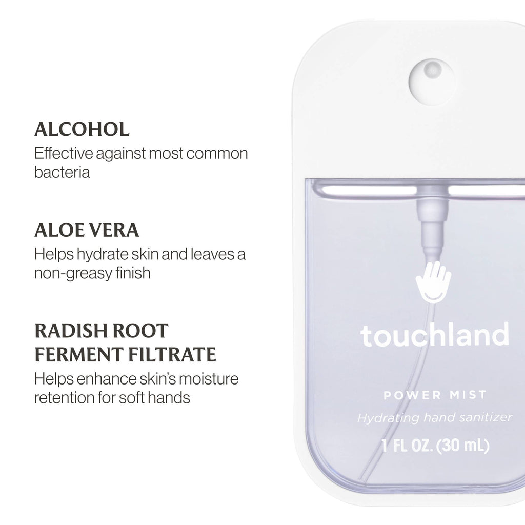Touchland Unscented Power Mist Hydrating Hand Sanitizer