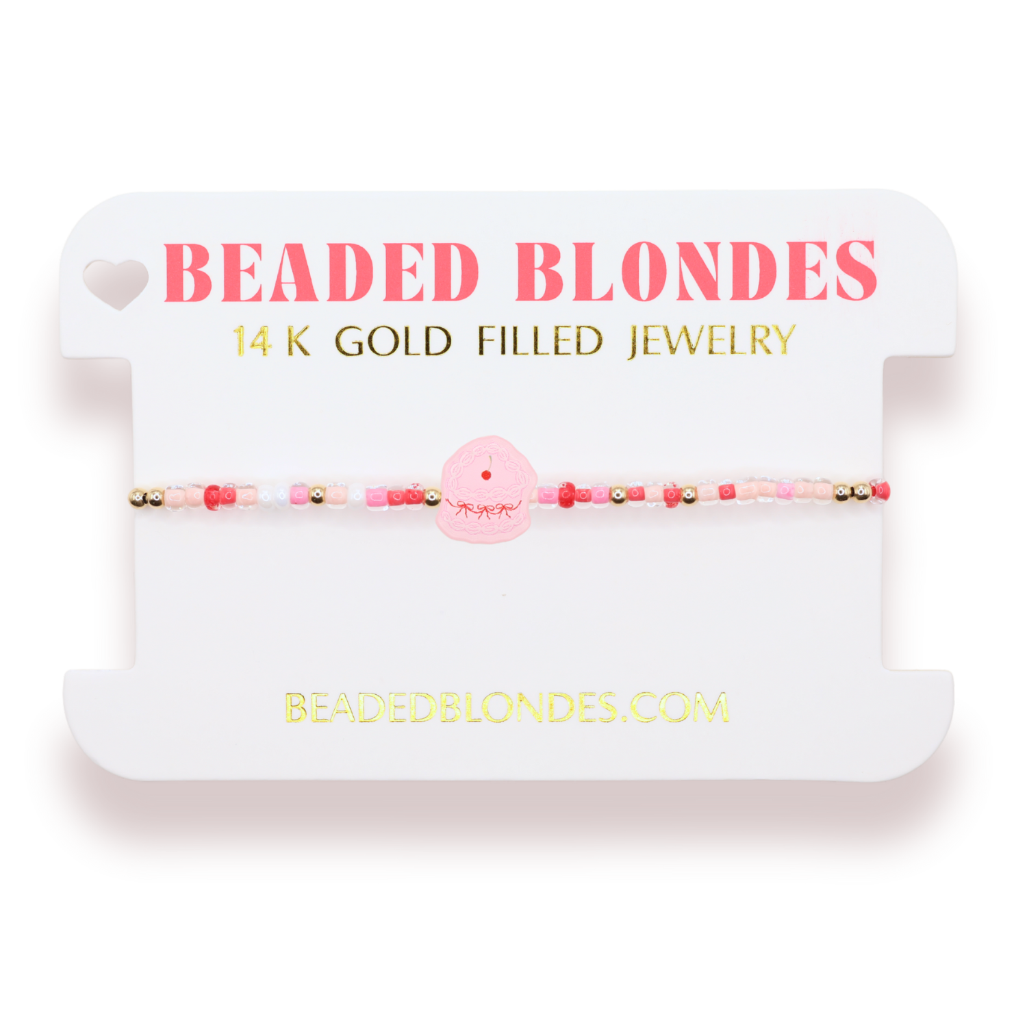 Cake Sprinkle Bracelet: Standard 6.75 Inch | Beaded Blondes