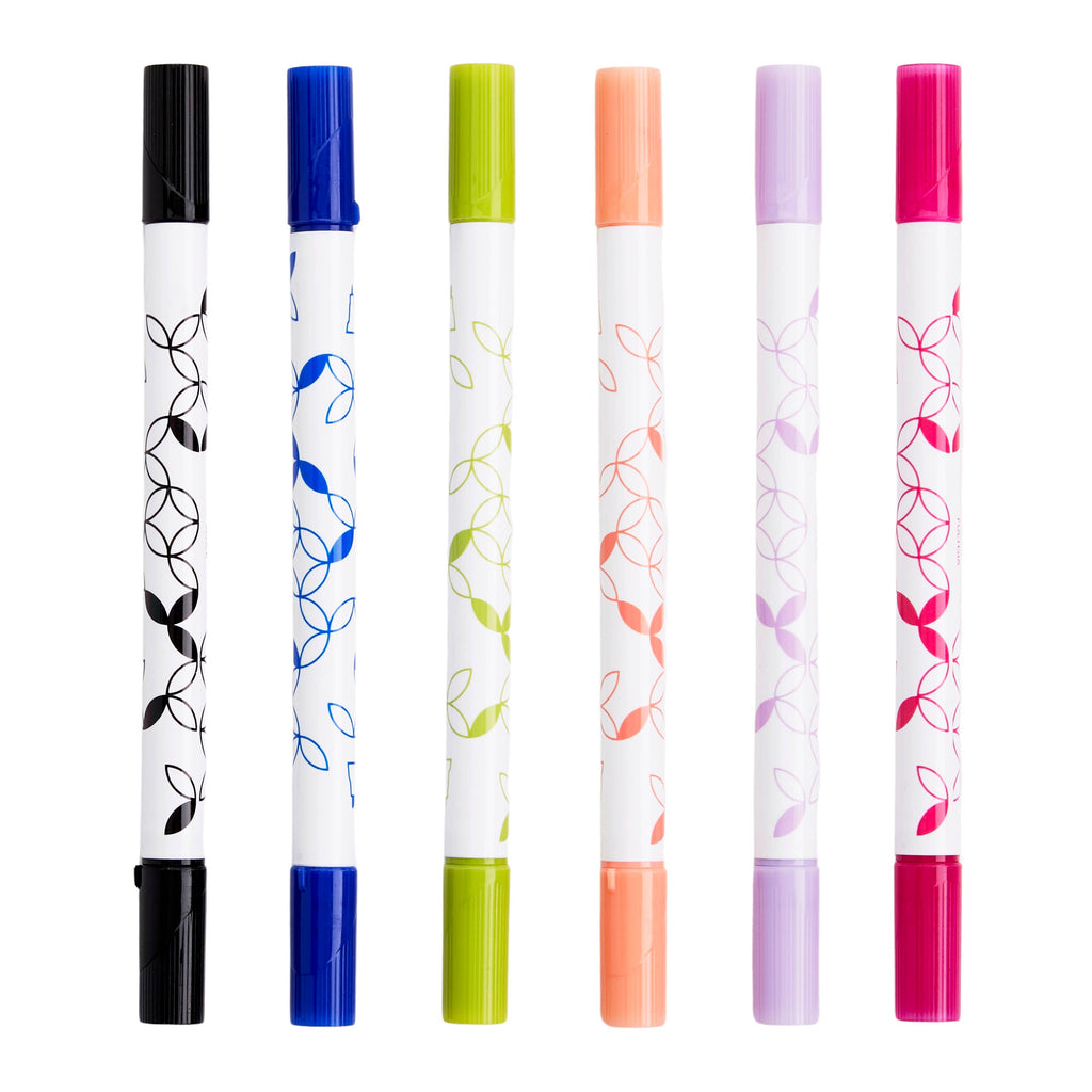 Dual-Tip Wet Erase Markers 6 Pack