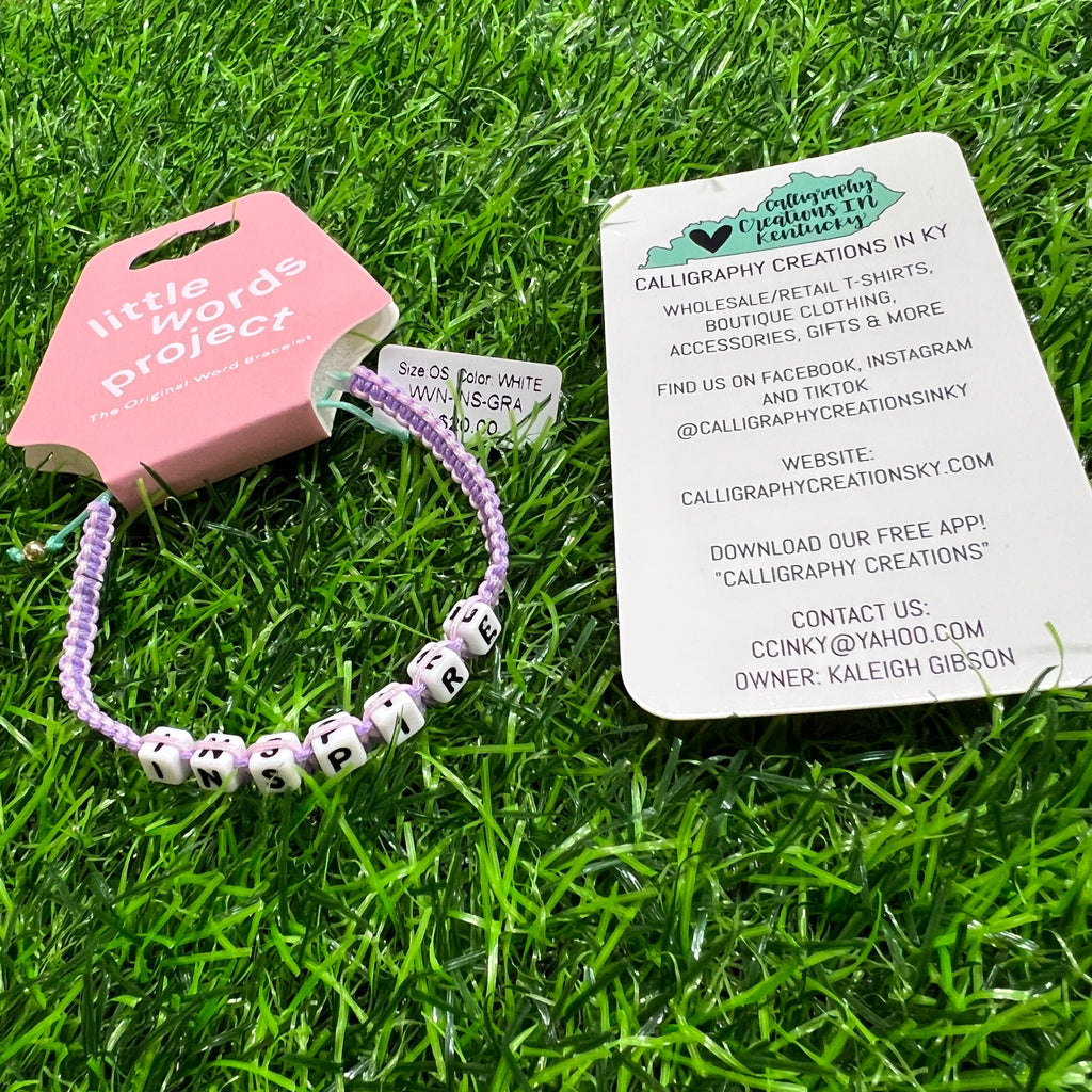 Inspire / Little Words Project Woven Bracelet
