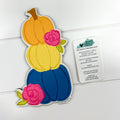 Navy Pumpkin Stack Large 8 inch Attachment *FINAL SALE*